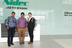 Honorable President Sir visited NIDEC Elevator & Escalator Factory