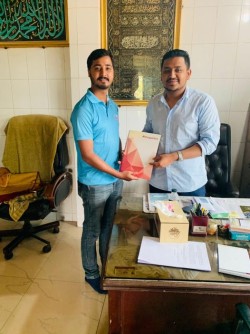 Signed an agreement for Two units passenger lift at Chowmuhani, Noakhali.